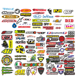 Set 100 Stickere Motoideal pentru personalizarea mașinilor